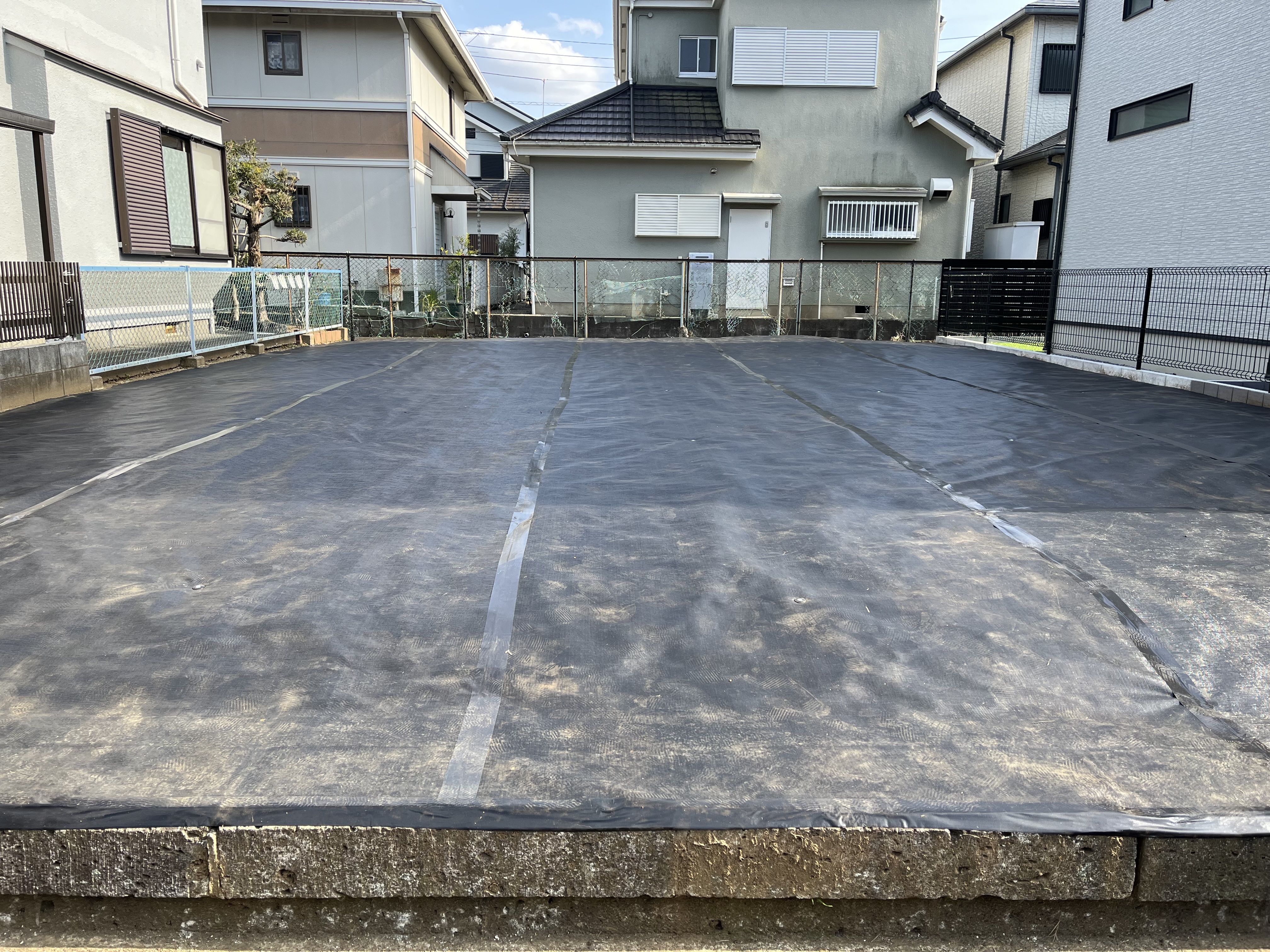 空き家庭整備完了